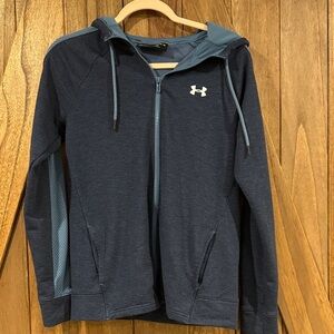 Under Armour Blue Full-Zip Hoodie